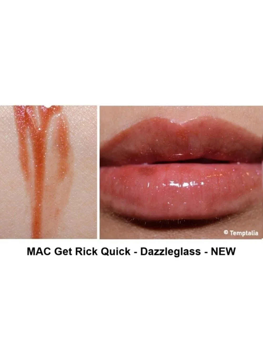 MAC Dazzleglass Lip Gloss in GET RICH QUICK, Limited Edition, Discontinued - NEW